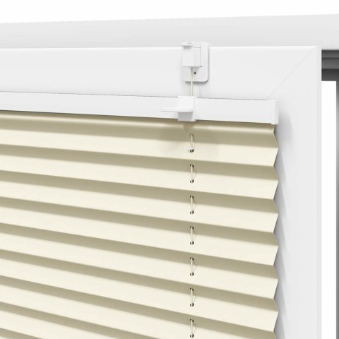 VidaXL Roleta plisowana kremowa 50x100 cm Szerokość tkaniny 49,4cm