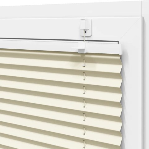 VidaXL Roleta plisowana kremowa 50x100 cm Szerokość tkaniny 49,4cm
