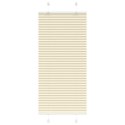 VidaXL Roleta plisowana kremowa 55x100 cm Szerokość tkaniny 54,4cm