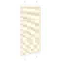 VidaXL Roleta plisowana kremowa 55x100 cm Szerokość tkaniny 54,4cm