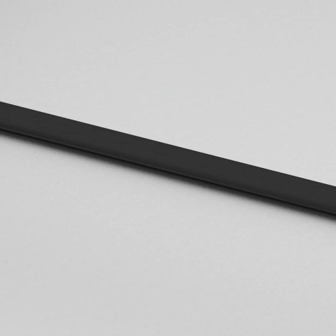 VidaXL Drzwi przesuwne z zestawem okuć czarne 90x205cm szkło hartowane