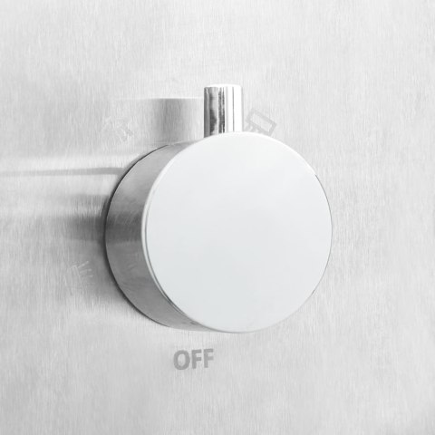 VidaXL Prysznic ogrodowy z podstawą, WPC i stal nierdzewna