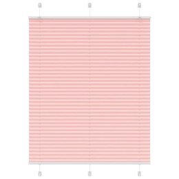 VidaXL Roleta plisowana różowa 105x100 cm Szerokość tkaniny 104,4 cm