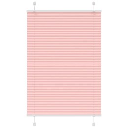 VidaXL Roleta plisowana różowa 95x100 cm Szerokość tkaniny 94,4 cm