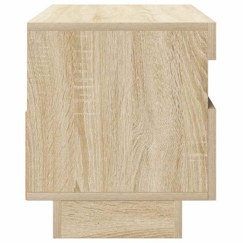 SZAFKA TV Z OŚWIETLENIEM LED DĄB SONOMA 80X35X40CM