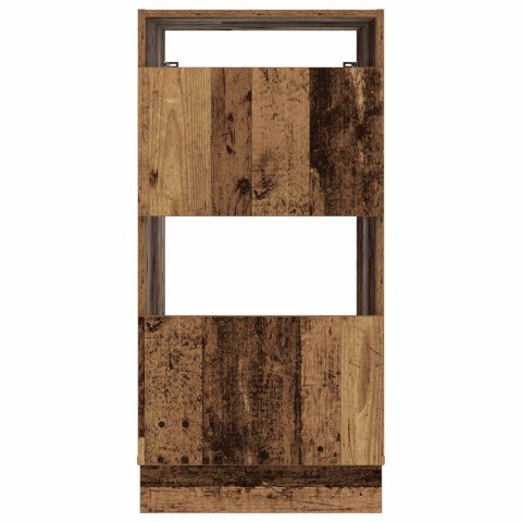 SZAFKA DO PRANIA Z DRZWIAMI STARE DREWNO 50X 68X 102CM