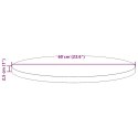 BLAT STOŁU Ø60X2,5CM LITE DREWNO SOSNOWE