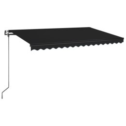 AUTOMATYCZNIE ZWIJANA MARKIZA 450X350CM ANTRACYTOWA