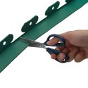 VidaXL Obrzeża trawnikowe Zielony 1000 x 4 x 5 cm