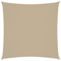 ŻAGIEL PRZECIWSŁONECZNY WODOODPORNY OGRODOWY MARKIZA TARAS 5X5 M BEŻOWY