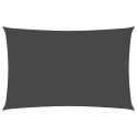 ŻAGIEL PRZECIWSŁONECZNY WODOODPORNY OGRODOWY MARKIZA TARAS PROSTOKĄTNY 4X7M ANTRACYT