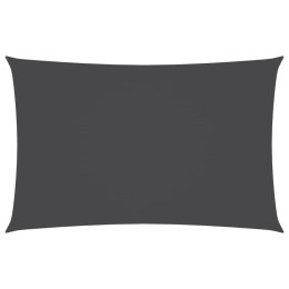 ŻAGIEL PRZECIWSŁONECZNY WODOODPORNY OGRODOWY MARKIZA TARAS PROSTOKĄTNY 4X7 M ANTRACYT