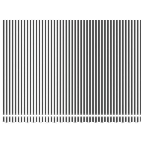 MARKIZA ZWIJANA ANTRACYTOWY I BIAŁY 450 × 300CM