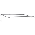 MARKIZA ZWIJANA KREMOWY 450 × 300CM POLIESTER I METAL