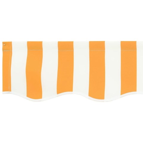 MATERIAŁ ZAPASOWY DO MARKIZY ŻÓŁTY I BIAŁY 280X195CM