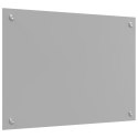 VidaXL Przód kuchenny Jasnoszary 70 x 50 cm szkło hartowane