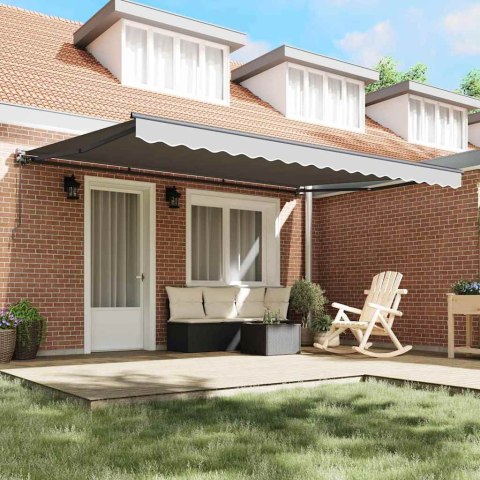 RAMA MARKIZY ANTRACYT 5X3M STAL MALOWANA PROSZKOWO