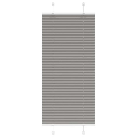 VidaXL Roleta plisowana antracytowa 55x100 cm Szerokość tkaniny 54,4cm