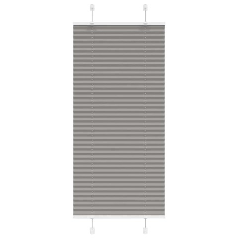 VidaXL Roleta plisowana antracytowa 60x100 cm Szerokość tkaniny 59,4cm