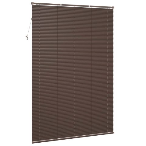 ŻALUZJA WENECKA CIEMNOBRĄZOWY ZE WZOREM 213X160CM PVC