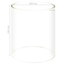 SZKLANY CYLINDER DO PODGRZEWACZA DO HOT DOGÓW 200X240MM