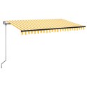 AUTOMATYCZNIE ZWIJANA MARKIZA LED I CZUJNIK WIATRU 450X350CM