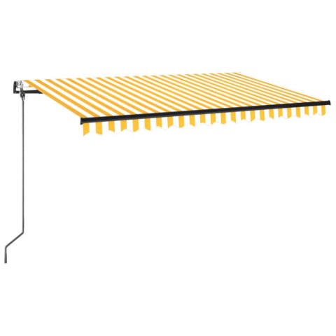 AUTOMATYCZNIE ZWIJANA MARKIZA LED I CZUJNIK WIATRU 450X350CM