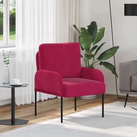 KANAPY Z PODUSZKĄ 55CM CZERWONE WINO SKLEJKA