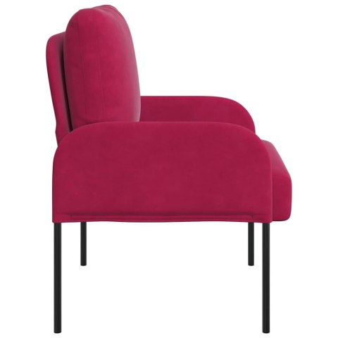 KANAPY Z PODUSZKĄ 55CM CZERWONE WINO SKLEJKA