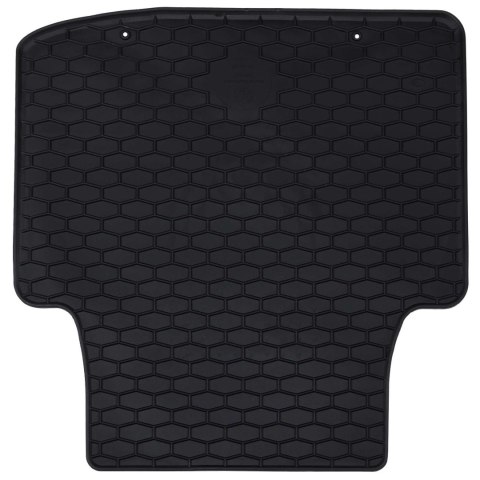 VidaXL Mata samochodowa 4 pcs Czarny TPE