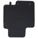 VidaXL Mata samochodowa 4 pcs Czarny TPE
