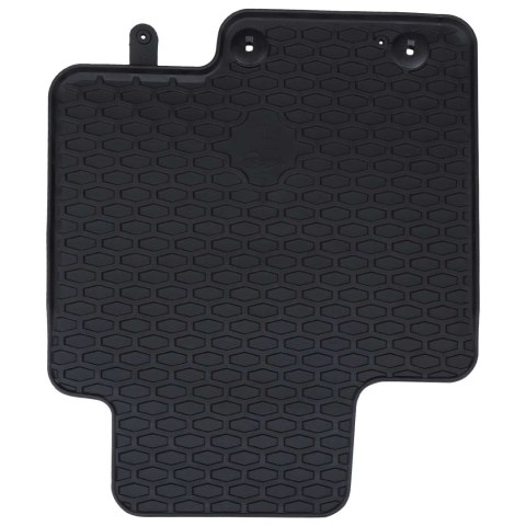 VidaXL Mata samochodowa 4 pcs Czarny TPE