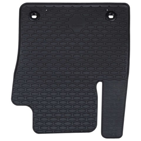 VidaXL Mata samochodowa 4 pcs Czarny TPE