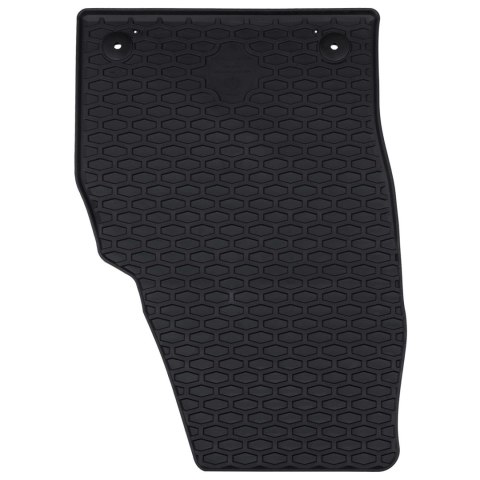 VidaXL Mata samochodowa 4 pcs Czarny VW POLO , TAIGO TPE