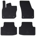VidaXL Mata samochodowa 4 pcs Czarny VW TIGUAN TDI TPE