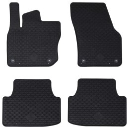 VidaXL Mata samochodowa 4 pcs Czarny VW TIGUAN TDI TPE