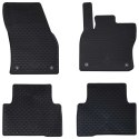 VidaXL Mata samochodowa 4 pcs Czarny VW TIGUAN , dla TOURAN TPE