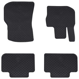 VidaXL Mata samochodowa 4 pcs Czarny odpowiedni do BMW X3, X4 4D Aft