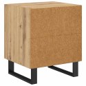 SZAFKA NOCNA 2 PCS DĄB RZEMIEŚLNICZY 40X 35X 47,5CM
