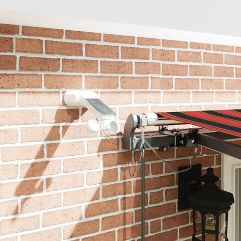 MARKIZA OGRODOWA ELEKTRYCZNA 400X350 Z PILOTEM ZESTAW Z RAMĄ POMARAŃCZ BRĄZ