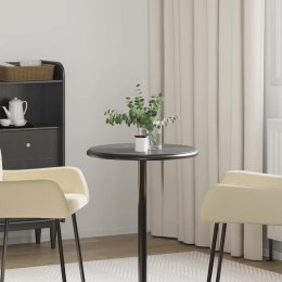 BLAT DO STOŁU CZARNY Ø50X2,5CM MARMUR