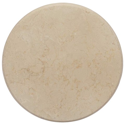 BLAT DO STOŁU KREMOWY Ø50X2,5CM MARMUR