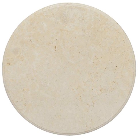 BLAT DO STOŁU KREMOWY Ø60X2,5CM MARMUR