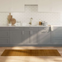 DYWAN PROSTOKĄTNY BRĄZOWY 60X200CM BAMBUSOWY