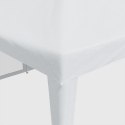 NAMIOT IMPREZOWY Z 12 ŚCIANAMI Z SIATKI BIAŁY 8X4 M HDPE