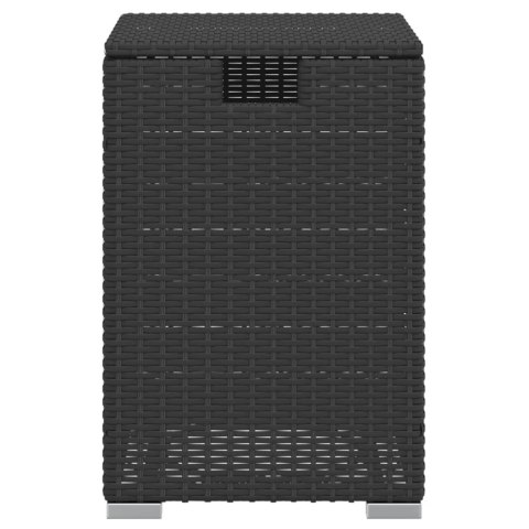 STOLIK/OSŁONA Z NA BUTLĘ CZARNY 40X40X60CM POLIRATTAN