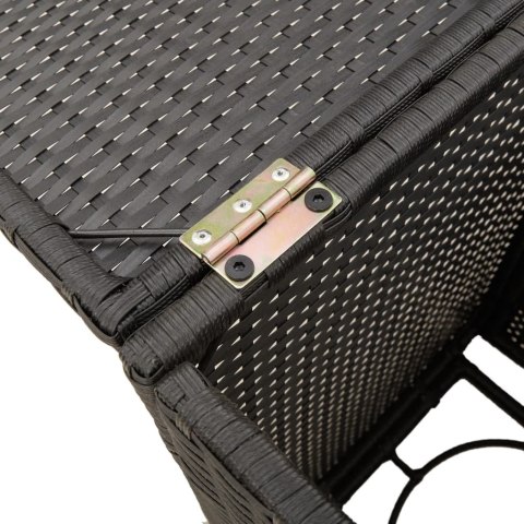 STOLIK/OSŁONA Z NA BUTLĘ CZARNY 40X40X60CM POLIRATTAN