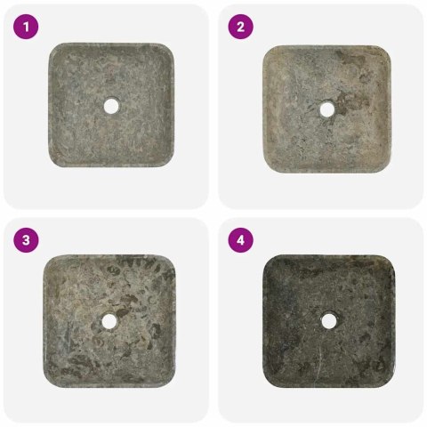 UMYWALKA SZARA 40X40X10CM MARMUROWA