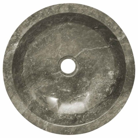 UMYWALKA SZARA Ø40X12CM MARMUROWA