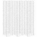 WYSOKIE DONICE GABIONOWE 3 SZT. 30X30X150CM ŻELAZO